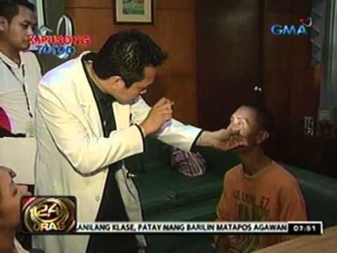 24 Oras: Edgar Colcol, ipinasuri ng GMA Kapuso Foundation at posibleng may Cogan's Syndrome (032312)