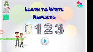 Learn To Trace Numbers 123 from 0 to 9 - Learn the numbers 0 to 9 for kids