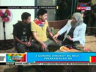 BP: 2 gurong dinukot ng MILF sa Iligan, pinakawalan na