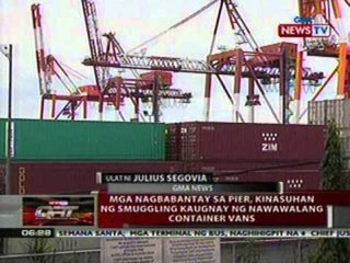 QRT:  Mga nagbabantay sa pier, kinasuhan ng smuggling kaugnay ng nawawalang container vans