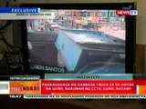 BT: Pagkasagasa ng garbage truck sa 50-anyos na guro sa Taguig, nakunan ng CCTV
