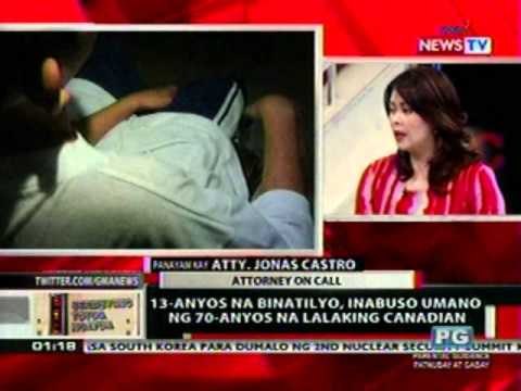 OC: 13-anyos na binatilyo, inabuso ng 70-anyos na lalaking Canadian