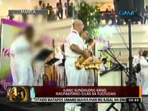 24oras: Ilang sundalong kano, nagpakitang-gilas sa tugtugan