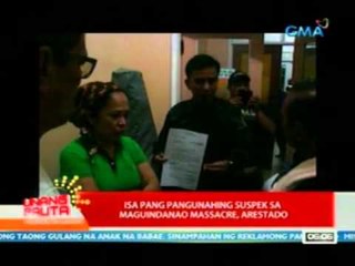 UB: 1 pang pangunahing suspek sa Maguindanao massacre, arestado (032612)