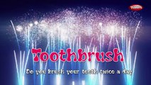 Toothbrush Rhyme With Actions | Nursery Rhymes For Kids With Lyrics | Action Songs For Children