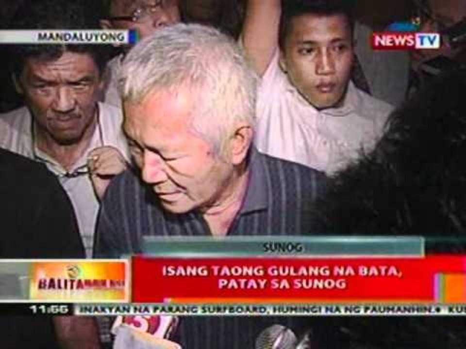 BT: 1-taong gulang na bata, patay sa   sunog sa Mandaluyong