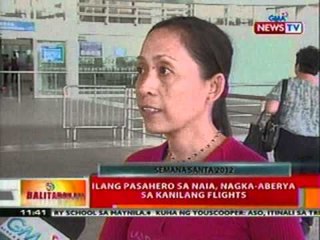 BT: Ilang pasahero sa NAIA, nagka-aberya sa kanilang flights