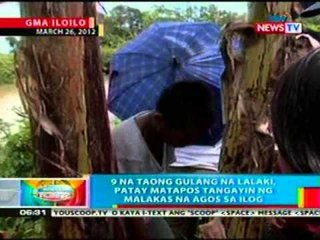 BP: 9-taong gulang na lalaki sa Iloilo, patay nang tangayin ng malakas na agos sa ilog