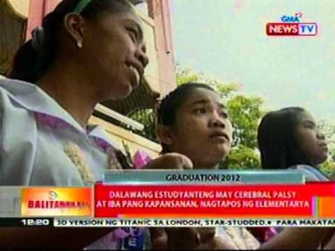BT: 2 estudyanteng may cerebral palsy at iba pang kapansanan, nagtapos ng elementarya