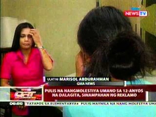 QRT:  Pulis na nangmolestiya sa 12-anyos na dalagita, sinampahan ng reklamo