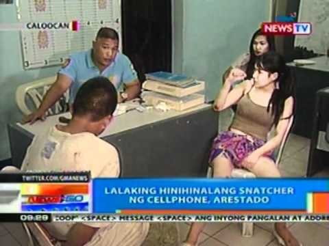 NTG: Lalaking hinihinalang snatcher ng cellphone, arestado (Caloocan)
