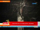 UB: Function hall sa isang hotel sa Davao City, nasunog (032712)