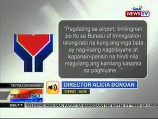 NTG: Mga menor de edad na bibiyahe sa ibang bansa na mag-isa, kailangan ng travel clearance (032712)