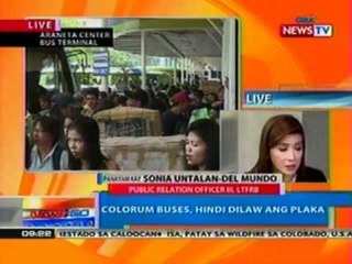 NTG: 296 units ng pampasaherong   sasakyan, binigyan ng special   permit to travel ng LTFRB