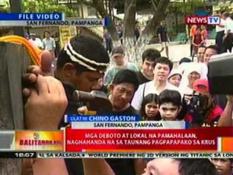 BT: Mga deboto at lokal na pamahalaan sa Pampanga, naghahanda na sa taunang pagpapako sa krus