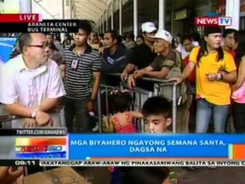 NTG: Mga biyahero ngayong Semana Santa, dagsa na