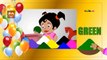 Funny Little girl Colors For Children to Learn w Color - Colours For Kids To Learn - Learning videos
