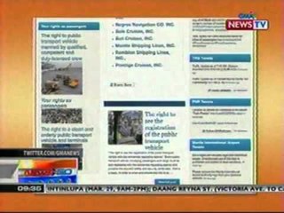 NTG: DOTC, gumawa ng Microsite at Social Networking accounts (032912)