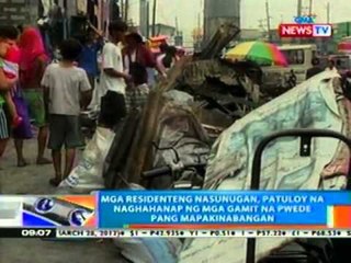 NTG: Mga taga-Brgy. Tatalon, patuloy na naghahanap ng mga  pwede pang mapakinabangan (032912)