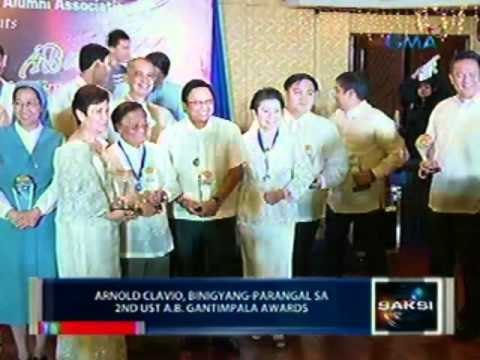 Saksi: Arnold Clavio, binigyang-parangal sa 2nd UST A.B. Gantimpala awards