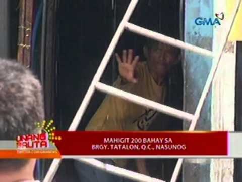 UB: Mahigit 200 bahay sa Brgy. Tatalon, QC, nasunog (032912)