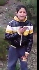 طفل تونسي صغير يغني اغنيت يا حمامة طارت