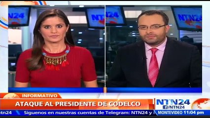 Presidente de la firma chilena Codelco sufre atentado explosivo en su casa