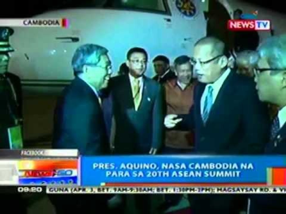 NTG: PNoy, nasa Cambodia na para 20th ASEAN Summit (040312)