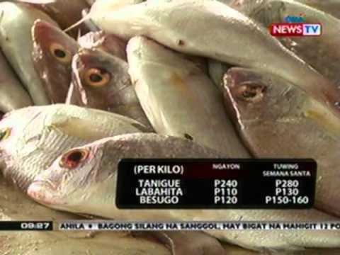 SONA: Presyo ng isda at iba pang seafood, karaniwang tumataas tuwing Semana Santa