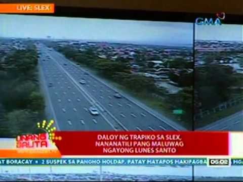 UB: Daloy ng trapiko sa SLEX, nananatili pang maluwag (040212)