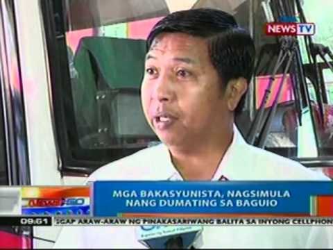 NTG: Mga bakasyunista, nagsimula nang dumating sa Baguio (040212)