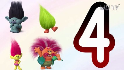 Dreamworks TROLLS- Learn Counting 123   Learning Numbers 1-10   Fun Educational Video for Kids
