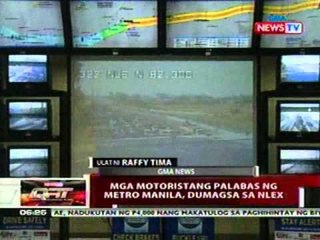 QRT: Mga motoristang palabas ng Metro Manila,   dumagsa sa NLEX