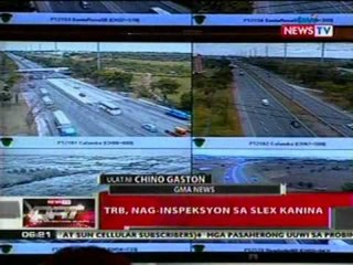 QRT: TRB, nag-inspeksyon sa SLEX kanina