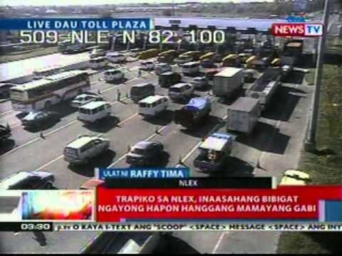 NTL: Trapiko sa NLEX, inaasahang bibigat ngayong hapon hanggang mamayang gabi