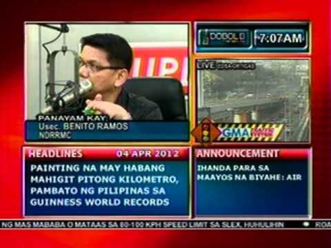 DB: Panayam kay Usec. Benito Ramos ng NDRRMC ukol sa rocket launch sa North Korea