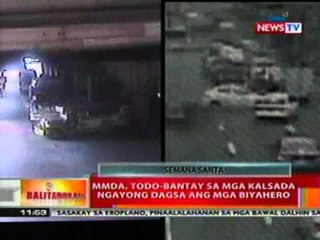 BT: MMDA, todo-bantay sa mga kalsada ngayong dagsa ang mga biyahero