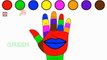 Learning Colors with Hand and Lip Coloring Page   Learn Colors for Kids Children Toddlers