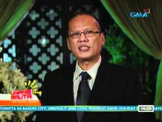 UB: PNoy, hinikayat ang mga Pilipino na sundin ang mga turo ni Hesukristo (040912)