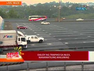UB: Mga motoristang dumaan sa NLEX, umabot sa mahigit 20,000 simula kagabi (040912)