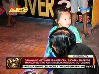 24oras: 2 Vietnamese-American, sugatan nang mahagip ng taxi agn motorsiklo