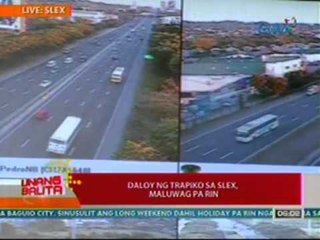 UB: Daloy ng trapiko sa SLEX, maluwag pa rin (040912)