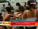 BT: Ilang residente, nag-swimming sa Manila Bay kahit ipinagbabawal