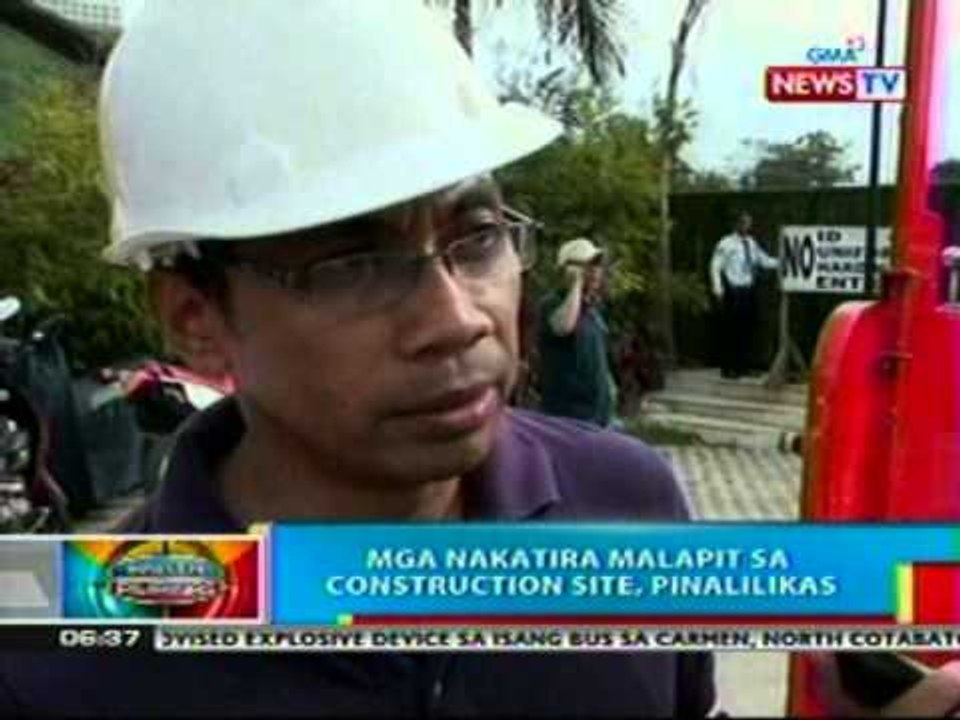 BP: Retaining wall sa isang construction   site sa Cebu, gumuho