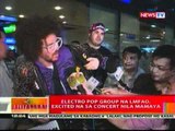 BT: Electro pop group na LMFAO, excited sa concert nila mamaya