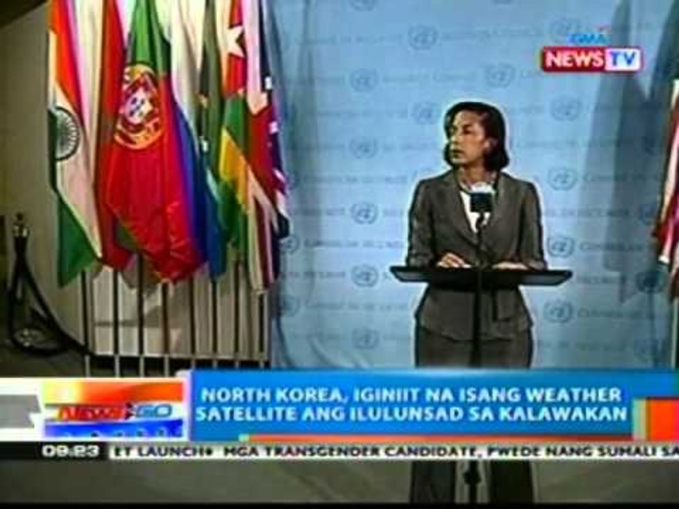 NTG: North Korea, iginiit ng   isang weather satellite ang   ilulunsad sa kalawakan