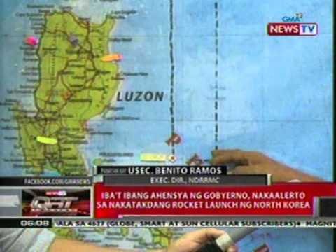 QRT: Iba't ibang ahensya ng gobyerno, nakaalerto sa nakatakdang rocket launch ng NKorea