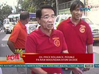 UB: Oil price rollback, posible   pa raw masundan ayon sa DOE