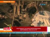 UB: Pagtangay sa isang   nakaparadanang motorsiklo, huli   sa CCTV