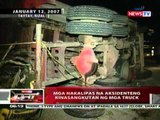 QRT: Mga nakalipas na aksidenteng   kinasangkutan ng mga truck